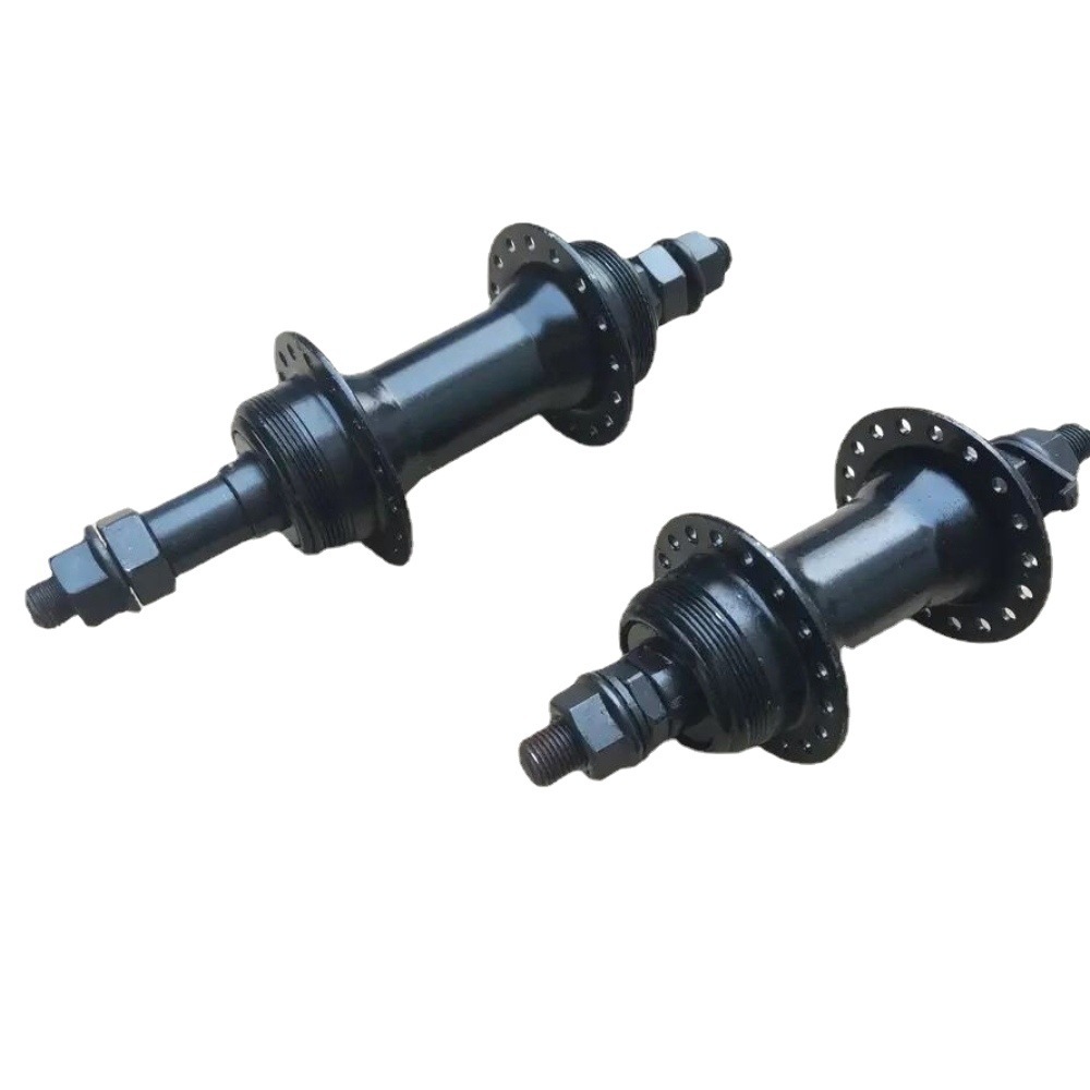 Bicicleta de montaña hierro sólido 36-agujero Hub negro spinning frente con alambre trasero doble eje de alambre de cuero suministros de equitación