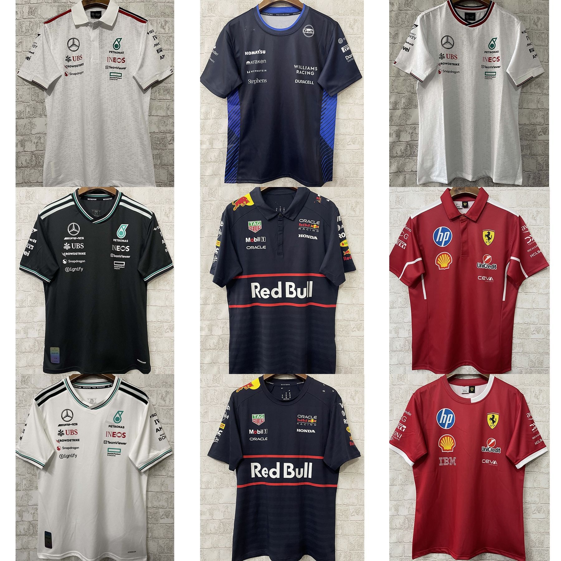 3D new F1 formula racing suit Mercedes Aston Ferrari Martin McLaren…