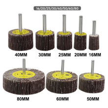 16-80mm 80 Grit Sanding Flap Wheel Disc Abrasive Grinding跨