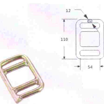 拉力5000KG捆绑带按压扣紧绳拉紧扣五金目字扣目型环目字扣保险扣