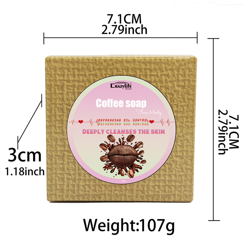 Crazylife Nuovo olio essenziale di caffè, sapone per le mani pulito, idratante e sapone per il corpo idratante, lavaggio domestico, doccia_voghion.com