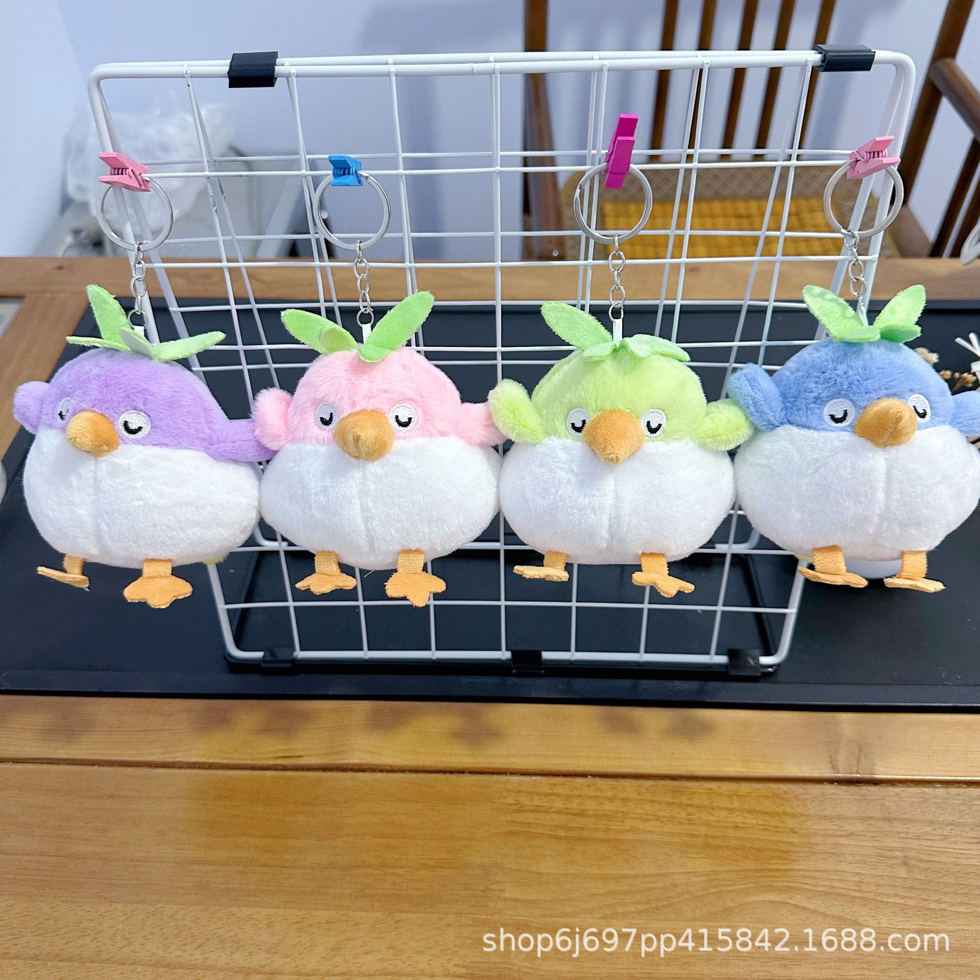 Cuatro pulgadas muñeca de peluche pequeño colgante muñeca llavero muñeca mochila colgante juguete de peluche regalo