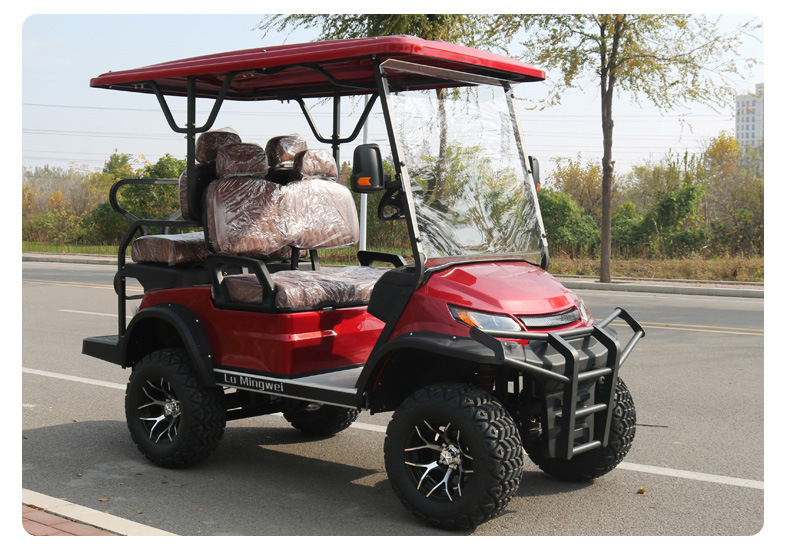 2025 New Electric Sightseeing Car for Hotels, Real Estate Reception, Property Management, Scenic Spots, 4-Seater and 6-Seater Golf Cart