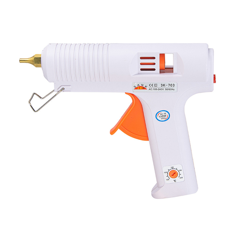 Sell 3k703 white temperature hot melt glue gun, 11mm large hot melt glue stick dedicated, wholesale and distribution