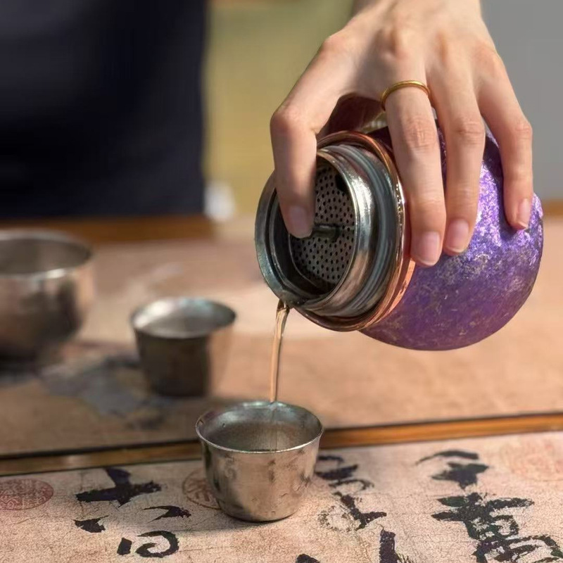 摩利福禄纯钛快客杯便携旅行茶具套装高档送长辈老师创意伴手礼品|undefined