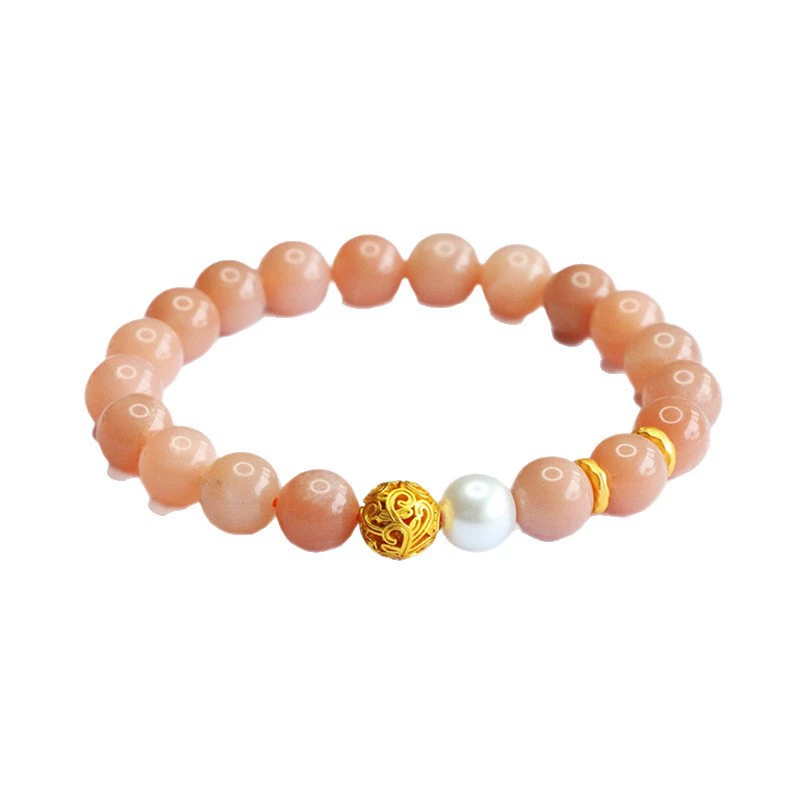 眷钰 Organic crystal bracelet natural stone solar-powered, moonstone