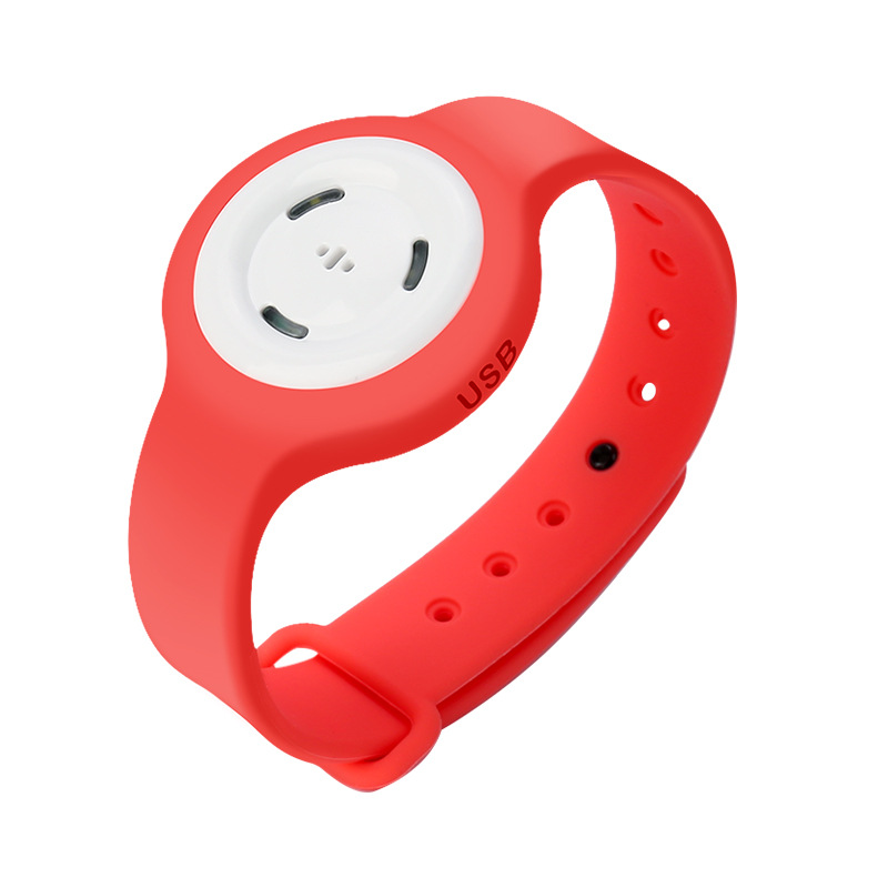超声波驱蚊手环驱蚊器USB充电防蚊扣儿童户外便携式硅胶驱蚊手表