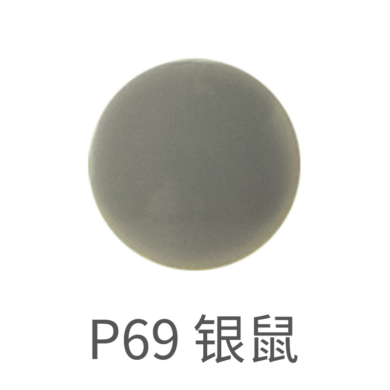 60 colores en stock T5 botón a presión de plástico pequeño lote de resina botón a presión ropa de bebé protección del medio ambiente POM botón a presión de plástico