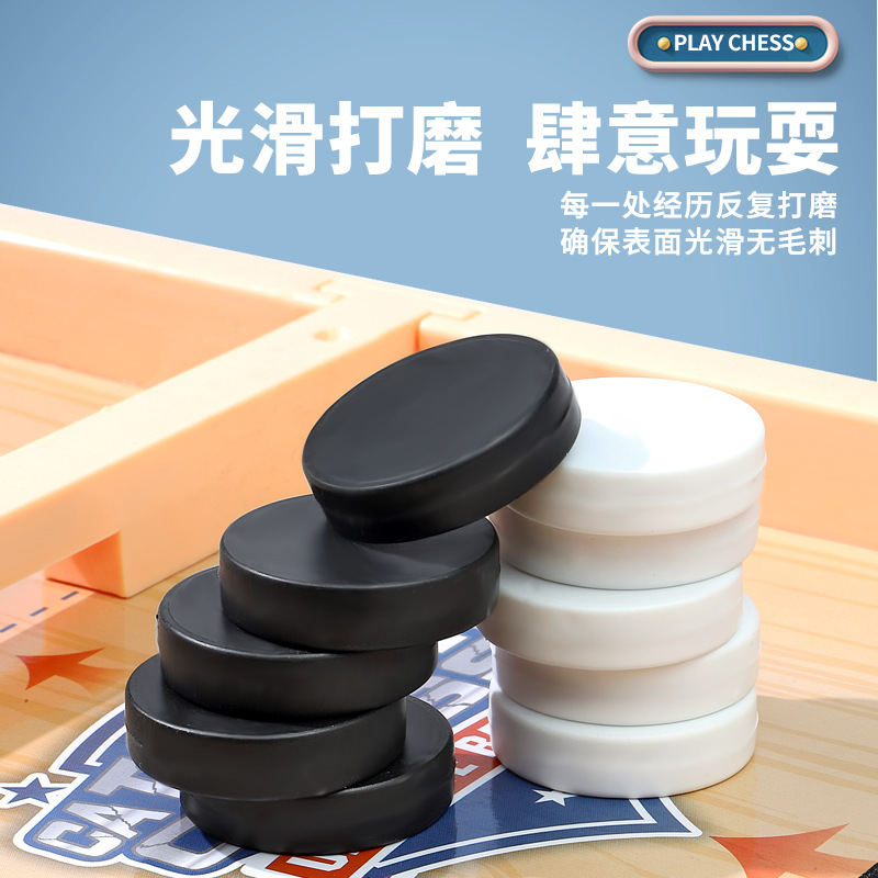 Juguetes infantiles de explosión en blanco y negro, ajedrez de lanzamiento doble, juguetes para padres e hijos, mesa de juego de ajedrez