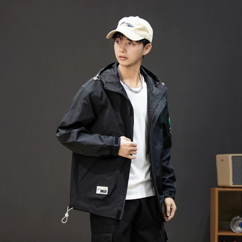 Куртка с капюшоном куртка мужская весна и осень