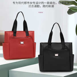 2024春季包包妈妈包女尼龙托特包大容量牛津布手提单肩包南风包包