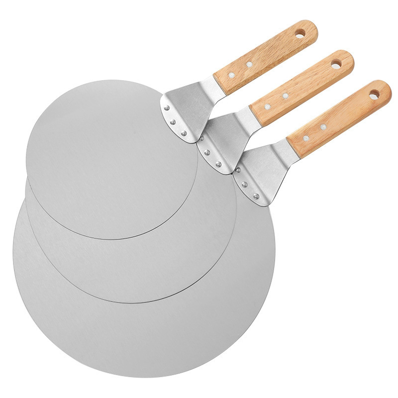 Pizza en stock pala de mango fijo pizza multi-tamaño transferencia de pizza utensilios de cocina pizza cocina diaria image 6