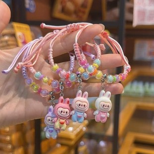 New Lala Cloth Bracelet Wholesale Cartoon Student Hand Jewelry Braided Bracelet Children's Adjustable Scenic Spot Hot Sale