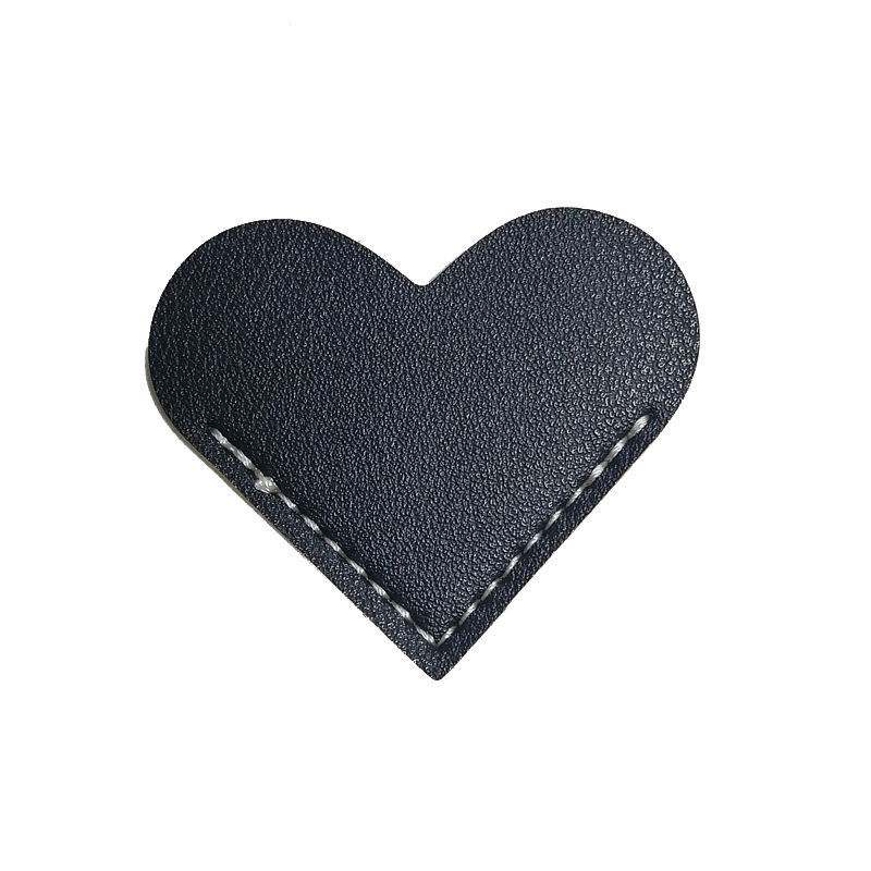 Los fabricantes suministran un gran número de en stock cuero amor notas adhesivas marcador regalo para amigos amor forma marcador pegatinas