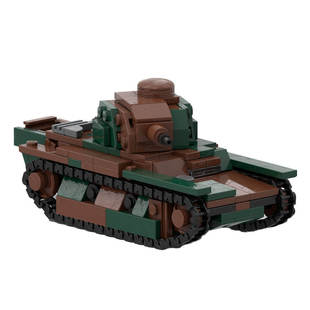 Building Blocks Moc-127245 R40 Tank Model Toy 326 Particle Number Kidsren's Christmas Gift