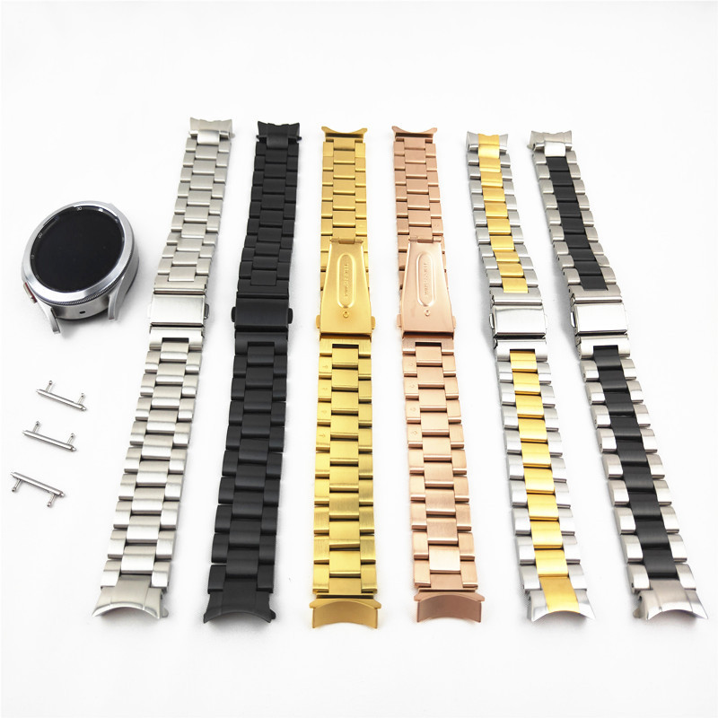 For Samsung Galaxy Watch4 LTE smart Bluetooth swimming waterproof watch strap three beads strap