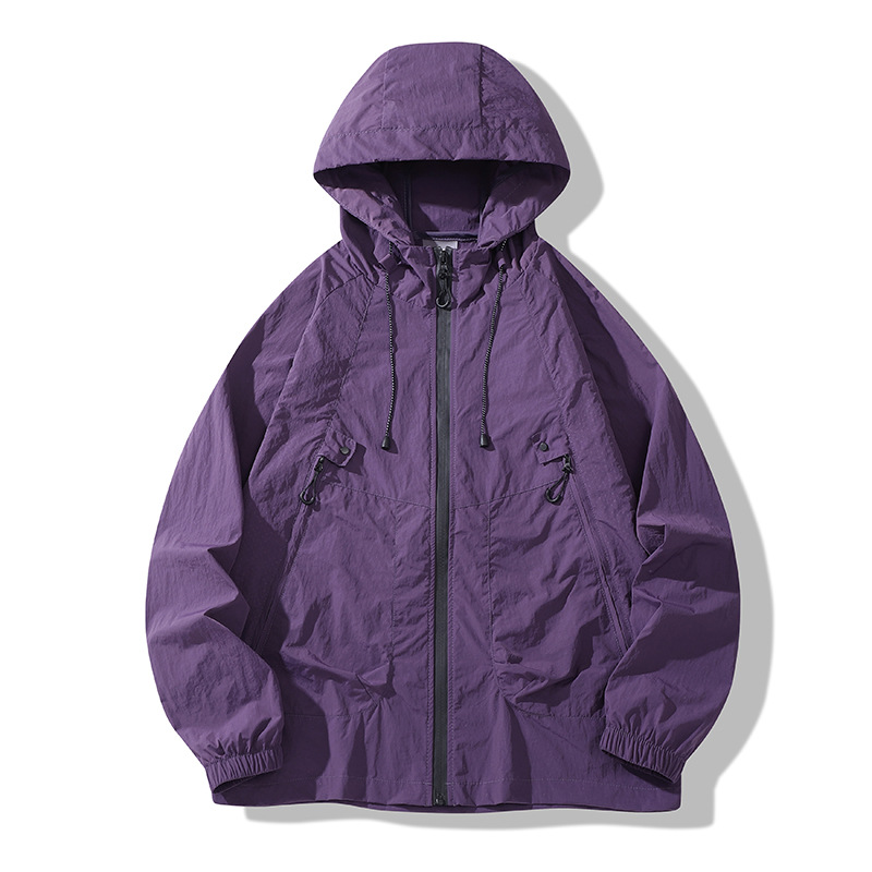 Verano suelto ciclismo pesca ropa de protección solar chaqueta protección UV seda de hielo ropa de protección solar para hombres personalización especial para exteriores
