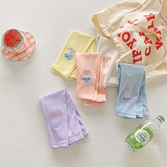 Girls printed leggings thin outer wear 2023 spring and summer new cartoon nine-point pants Odell cotton versatile pants