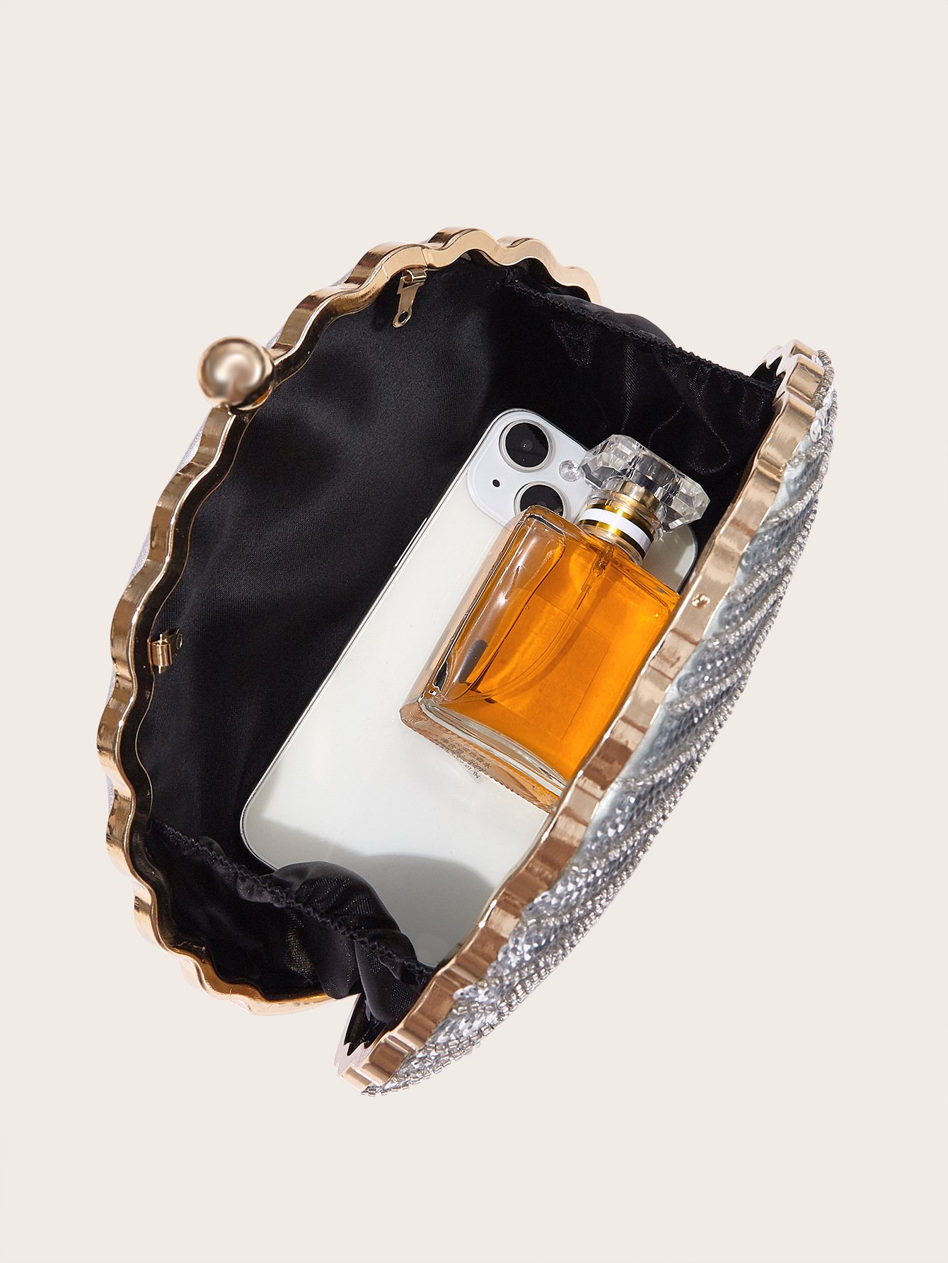 Perlenstickerei Pailletten Abend Cheongsam Crossbody Schulter Handheld Damen Pfau Perlen Kleid Tasche_voghion.com