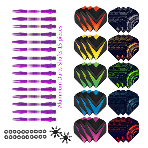 GOODARTS cross-border dropshipping Amazon plastic dart wing protector knight dart pole accessories combination