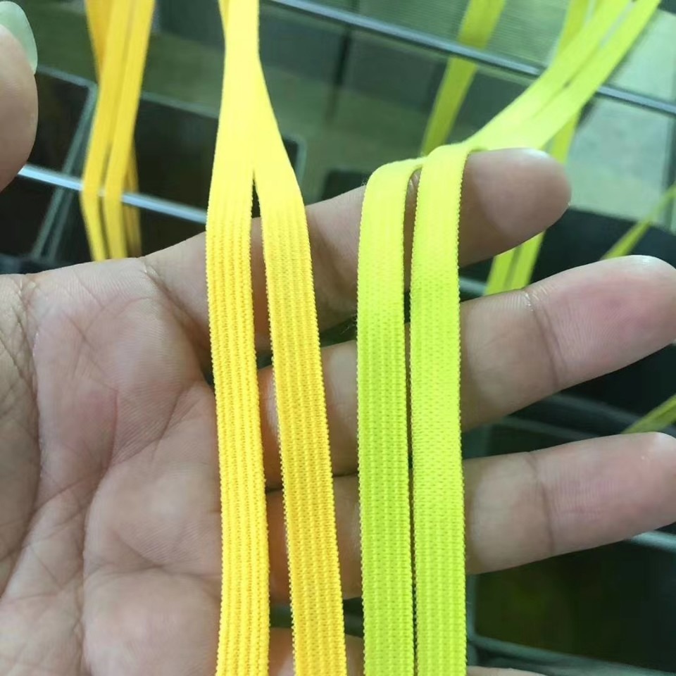 口罩耳带红色 黄色5mm耳带 6mm口罩固定挂耳绳