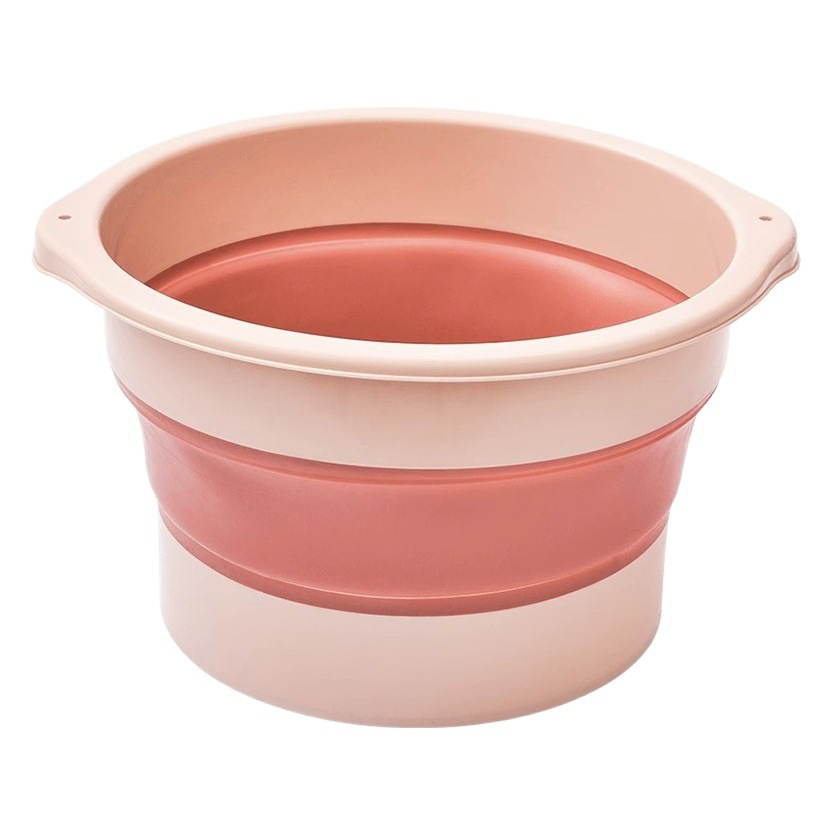 Folding foot bath bucket over calf height over knee foot washing bucket foot massage foot tub portable thickened foot washing basin