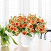 Simulation flower bouquet rose European -style small handle fake flower home wedding decorative dining table vase placed