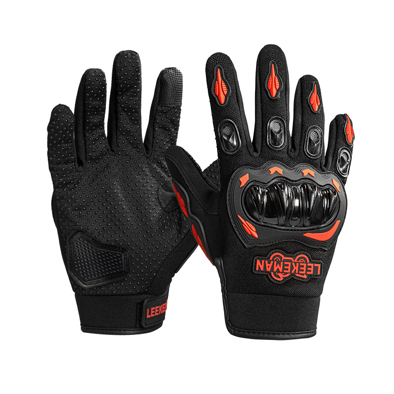 Guantes de ciclismo con pantalla táctil de dedo completo para hombres Deportes al aire libre Motocicleta todoterreno engrosada anticaída antideslizante y transpirable al por mayor