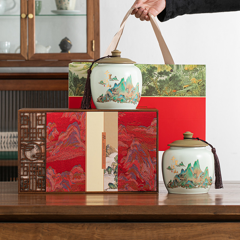 新年送礼2022红茶武夷山新茶正山小种礼盒装批发房产新年礼品代发