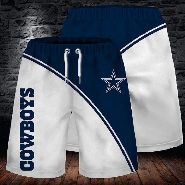 Cross-Border Independent Station 2025Nfl Full Range of Football Men's 3D Digital Printing Fashion Sports Beach Shorts