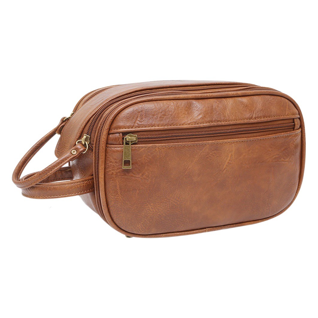 Venta directa de fábrica Amazon transfronterizo nuevo neceser de hombre bolsa de cosméticos de viaje almacenamiento gran cantidad disponible en stock