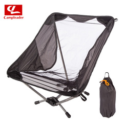 Cross-border outdoor ultra-light foldable chair breathable beach chair fishing chair camping moon chair leisure mountain climbing chair
