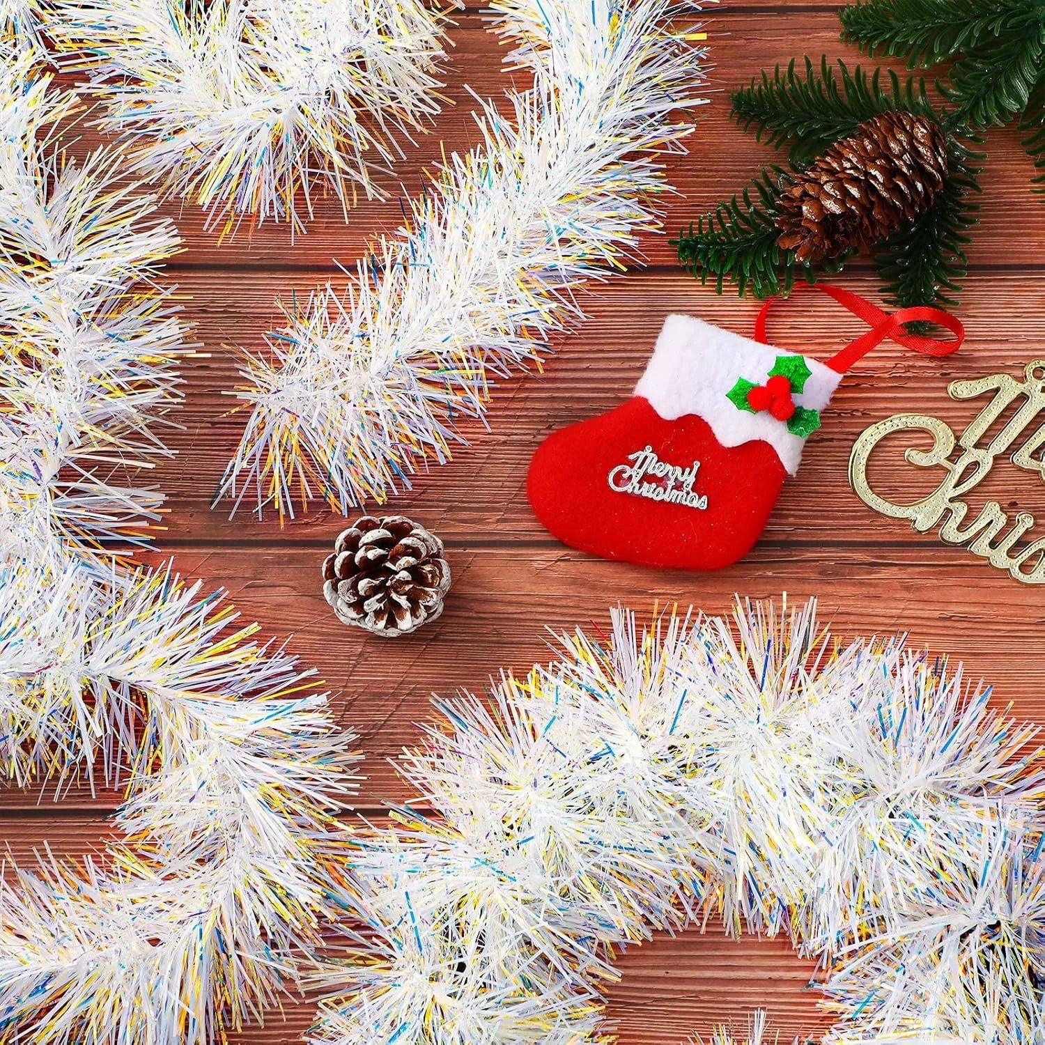 Explosiones transfronterizas de 2m 9cm de oro colorido filamento de lana iris de color navideño boda de flores de dibujo joyas