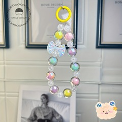 Summer INS Style Fresh Handmade Phone Decor Chain Colorful Macaron Beads Anti-lost Anti-fall Phone Chain