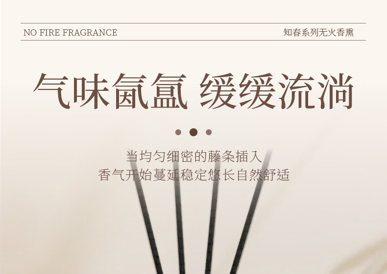 Car-mounted flameless aromatherapy diffuser with a high-end feel, long-lasting fragrance, home-use reed diffuser, toilet deodorizer, air freshener