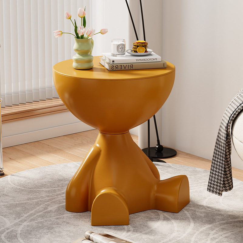 Living Room Floor-Standing Ornaments, Sofa Decoration, Side Table, Movable Coffee Table, Simple Household Small Table, Storage Rack, Creative Gift