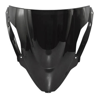 Suitable for Kawasaki ZX6R ZX636 2024-2025 modified motorcycle front windshield goggles (Motorcycle front windshield) - smoked-black