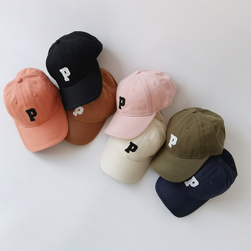 Children Unisex Simple Style Letter Solid Color Baseball Cap display picture 1