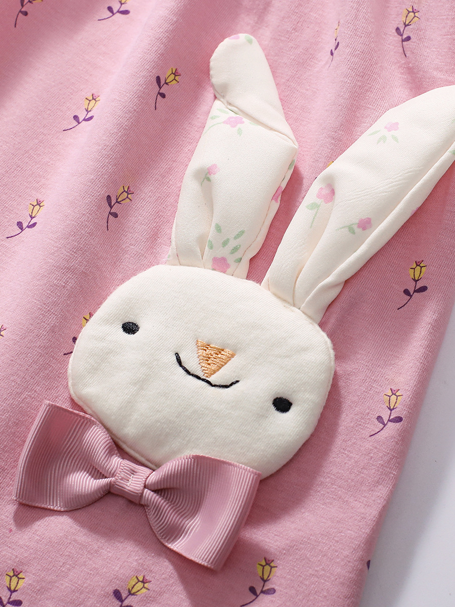 Little maven vestido de niña linda europea y americana verano nuevo estilo falda para niños vestido de algodón de dibujos animados para niños