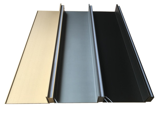 Wholesale aluminum alloy storage rack built-in light-emitting LED with light decorative layer board wall-mounted wall-mounted storage board simple
