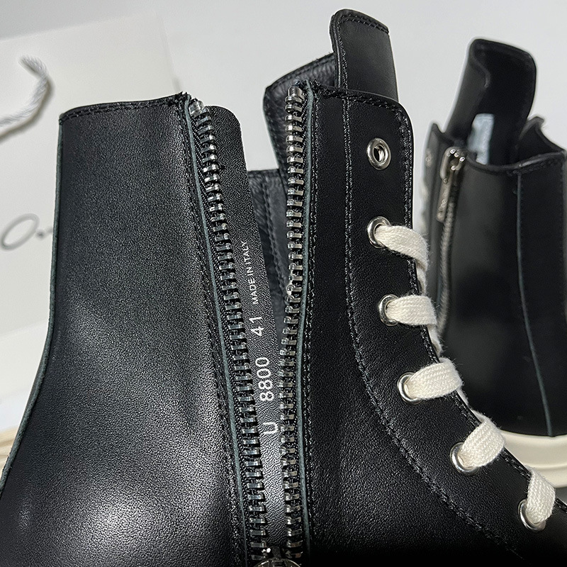 Nuevos zapatos altos zapatos de tablero para hombres suela gruesa aumento de los deportes de cuero de moda de piel de vaca forrada de lana de las mujeres zapatos de gran tamaño de la pareja