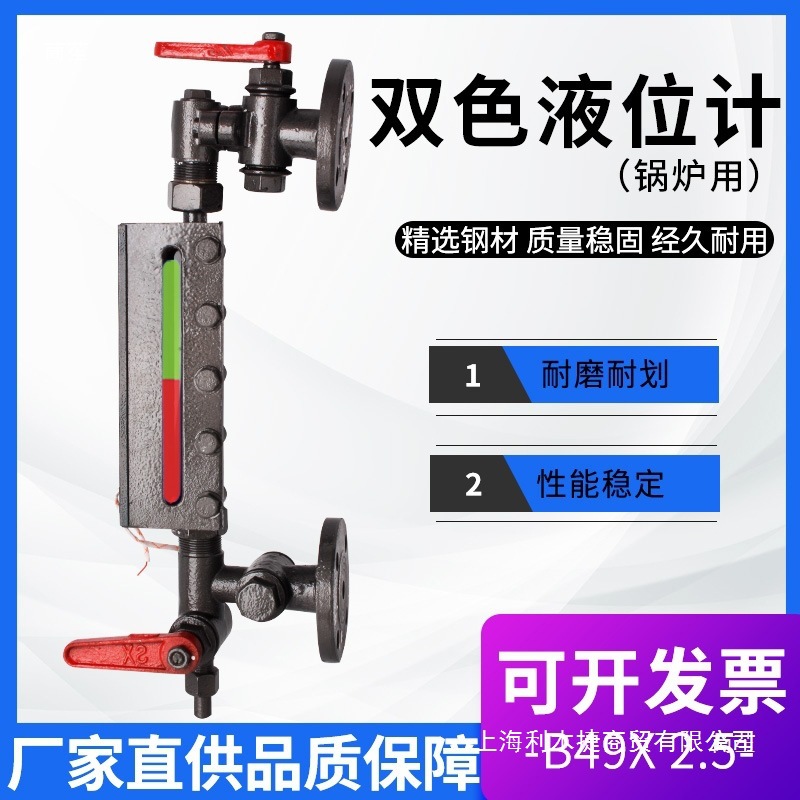 锅炉双色水位计透反射式双色水位计B49X-2.5双色液位计双色水位表
