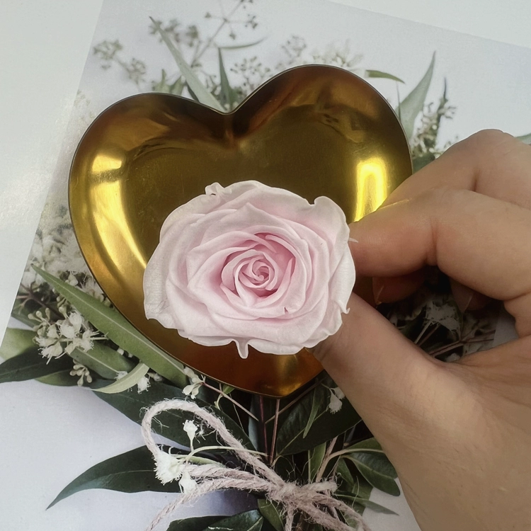 Материалы для DIY вечной жизни цветка, класс B, голова вечной розы 2–3 см, маленький брелок-розочка с основным материалом