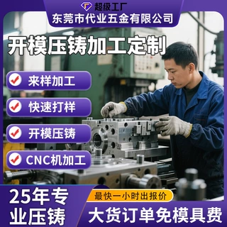 锌合金精密压铸件加工金属开模工艺品挂件压铸模具定制