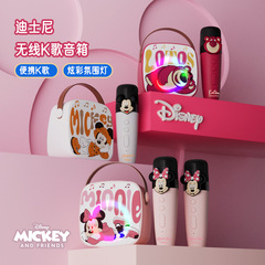 Disney/ディズニー マイク スマートスピーカー こどもの日ギフト デュアルマイク マイク 携帯電話 ワイヤレス K シンギングマシン