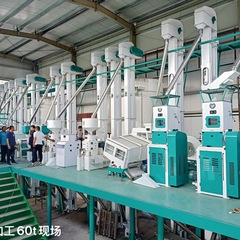 グローバル 60-200T 日処理全自動精米機大型農業一式装置生産ラインメーカー商業用