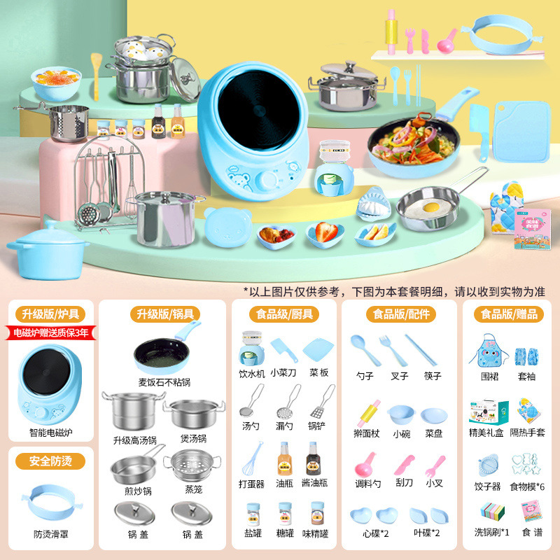 [확대 12.6cm] 독일 화상방지 406 주방-하늘색