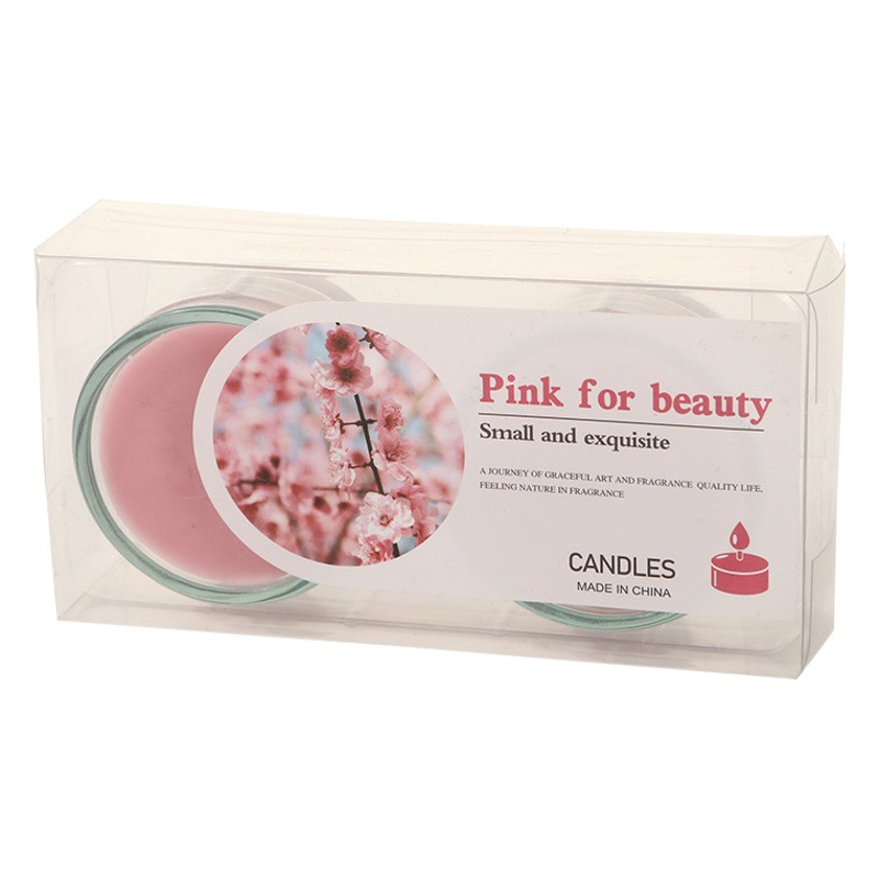 Vela de cristal Candelabro eliminación de humo cena romántica a la luz de las velas aceite esencial aromaterapia prueba de sabor de la vela