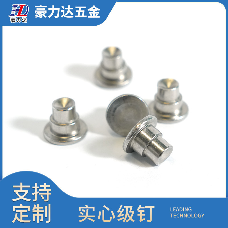 Customized Flat Head Solid Rivets Stainless Steel Step Rivets Clutch Pressure Plate Fasteners Engineering Step Nails