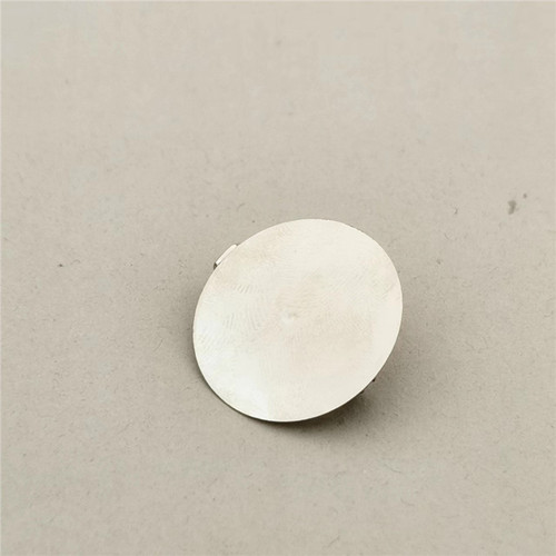 Circular flat brooch with pin, holeless brooch flower DIY badge head accessory metal accessories